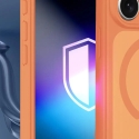3MK Misty MagCase puhelinsuojus MagSafe-tuesta iPhone 17 Pro | iPhone 18 Pro oranssi