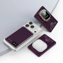 Blavec BJ-03 Ultra Slim 7.8mm 3-in-1 (PBBJ03-MC5O) ārējais akumulators (powerbank) | 5000 mAh | 22.5W | USB-C, MagSafe | violets Blavec BJ-03 Ultra Slim 7.8mm 3-in-1 (PBBJ03-MC5O) ārējais akumulators (powerbank) | 5000 mAh | 22.5W | USB-C, MagSafe | violets