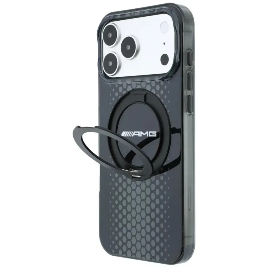 AMG IML Double Layer Urban Line maciņš ar statīvu un MagSafe atbalstu telefonam iPhone 18 Pro | iPhone 17 Pro melns – 2