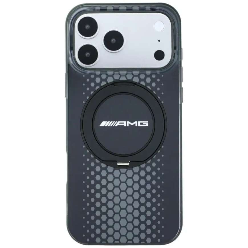 AMG IML Double Layer Urban Line telefono dėklas su stovu ir MagSafe palaikymu iPhone 18 Pro | iPhone 17 Pro juodas – 3
