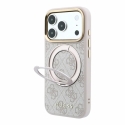 Guess 4G Ring Stand telefoni ümbris alusega ja MagSafe toega iPhone 18 Pro roosa Guess 4G Ring Stand telefoni ümbris alusega ja MagSafe toega iPhone 18 Pro roosa