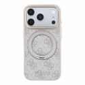 Guess 4G Ring Stand maciņš ar statīvu un MagSafe atbalstu telefonam iPhone 18 Pro rozā Guess 4G Ring Stand maciņš ar statīvu un MagSafe atbalstu telefonam iPhone 18 Pro rozā