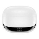 BWOO Bluetooth austiņas BW40 TWS ANC ar LCD displeju baltas BWOO Bluetooth austiņas BW40 TWS ANC ar LCD displeju baltas