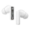 BWOO Bluetooth austiņas BW40 TWS ANC ar LCD displeju baltas BWOO Bluetooth austiņas BW40 TWS ANC ar LCD displeju baltas
