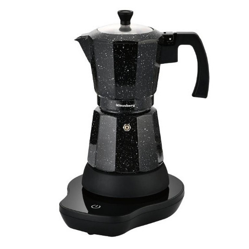 Elektrinis espreso kavos virimo aparatas, 0,3 l, juodas, 500 W,