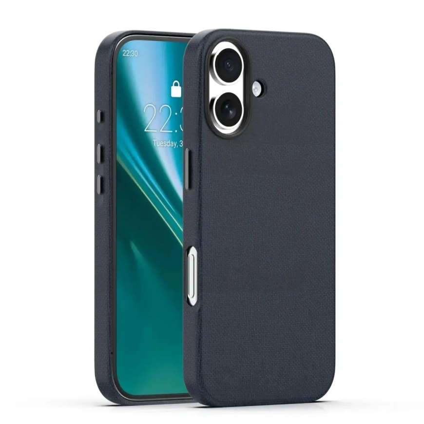Etteri Elegant Mag maciņš ar MagSafe atbalstu telefonam iPhone 17 melns