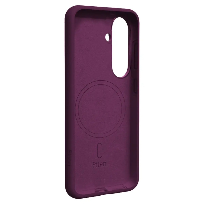 Etteri Silicone maciņš ar MagSafe atbalstu telefonam Samsung Galaxy S26 (S942) sarkans – 2