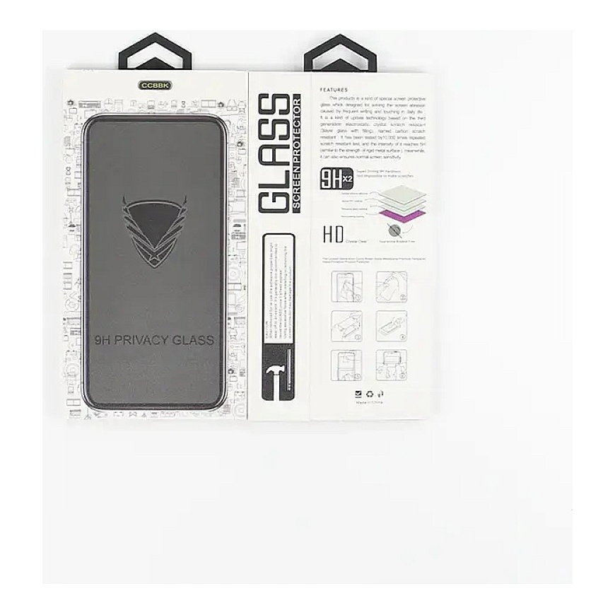 Grūdintas stiklas OG Premium Privacy iPhone 16 Pro / 17 – 4