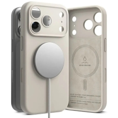 RINGKE СИЛИКОНОВЫЙ МАГНИТНЫЙ MAGSAFE ДЛЯ IPHONE 18 PRO MAX STONE