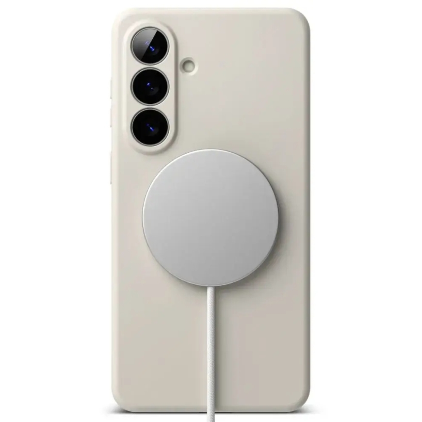 Ringke Silicone phone case with MagSafe support for Samsung Galaxy S26+ (S947) gray – 4