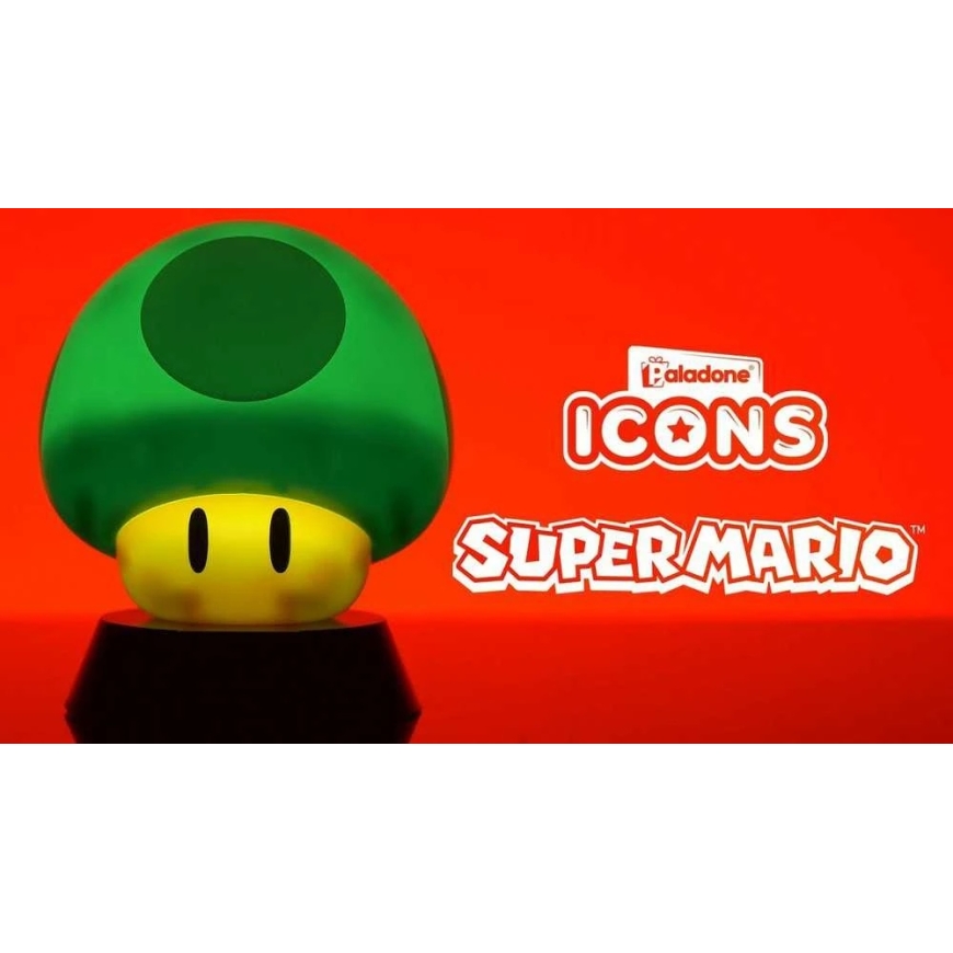 Paladone MARIO 1Up Mushroom ICON lamp 10cm – 2