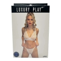Нижнее белье-Luxury Play - Комплект белья средний белый Нижнее белье-Luxury Play - Комплект белья средний белый