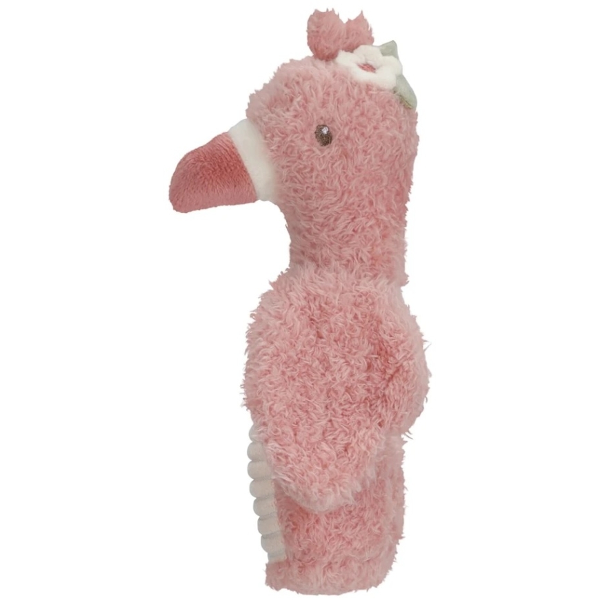 Little Dutch Squeeze Rattle Flamingo 'Safari Friends' GRS – 2