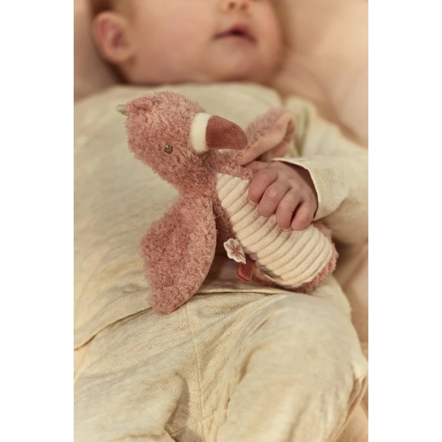 Little Dutch Squeeze Rattle Flamingo 'Safari Friends' GRS – 4
