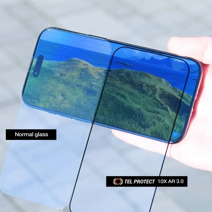 Tel Protect 10X AR 3.0 AntiReflective Titanium karastatud kaitseklaas telefonile iPhone 17 Pro – 5