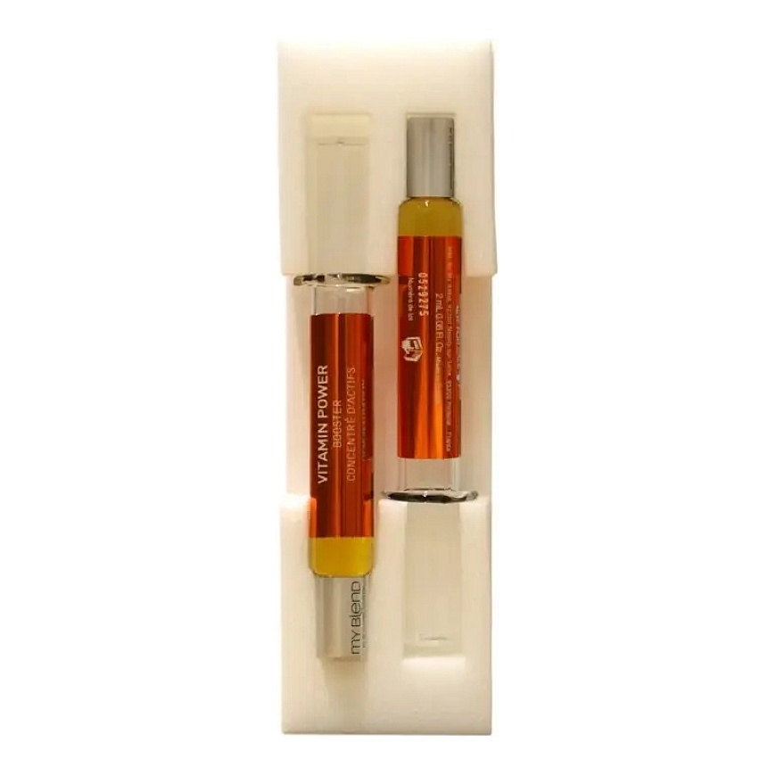 Duo rinkinys, Clarins, My Blend Redness Rescue, Vitaminai, Atkuriamasis lokalus serumas, Veidui, 2 vnt, 2 ml *Tester