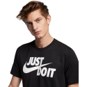 Men's Nike Tee Just Do It Swoosh Black AR5006 011 (M) Men's Nike Tee Just Do It Swoosh Black AR5006 011 (M)