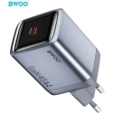 BWOO BO-CDA238 настенное зарядное устройство 1xUSB-C 3A PD 45W серое с PPS