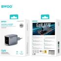 BWOO BO-CDA238 seinakä charger 1xUSB-C 3A PD 45W hall PPS-iga BWOO BO-CDA238 seinakä charger 1xUSB-C 3A PD 45W hall PPS-iga