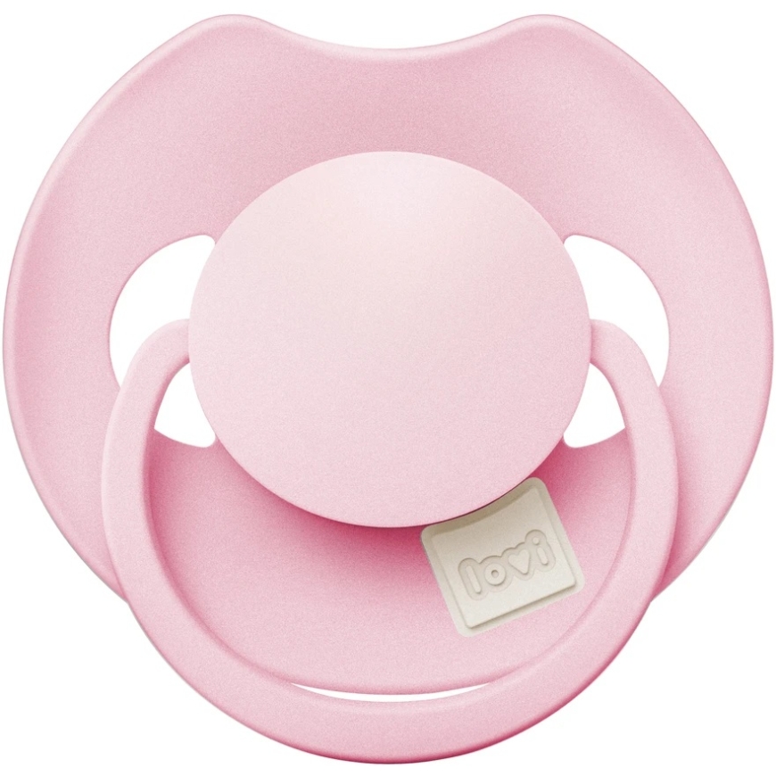 LOVI silicone dynamic pacifiers Prime, Peony Pink, 6–18 months, 3 pcs., 34/455 – 5