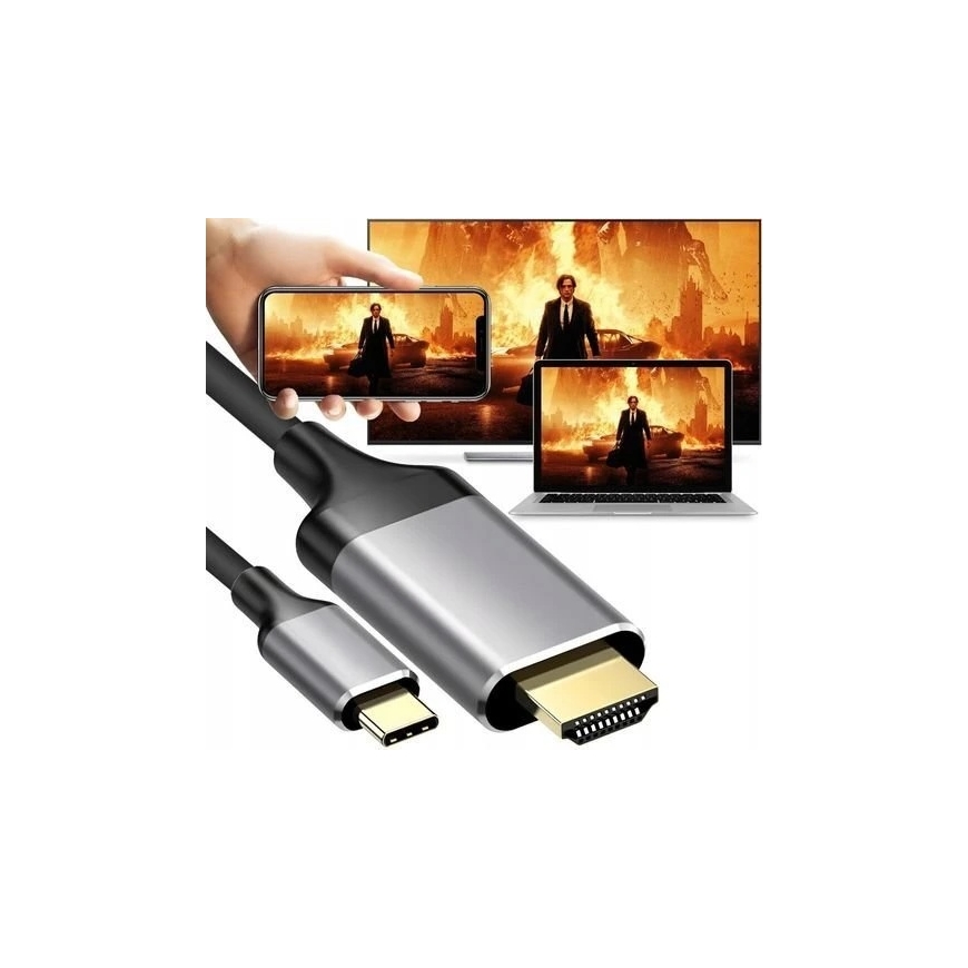 Ltc Cable adapter USB-C - HDMI 4K 2K 60Hz 2m – 3