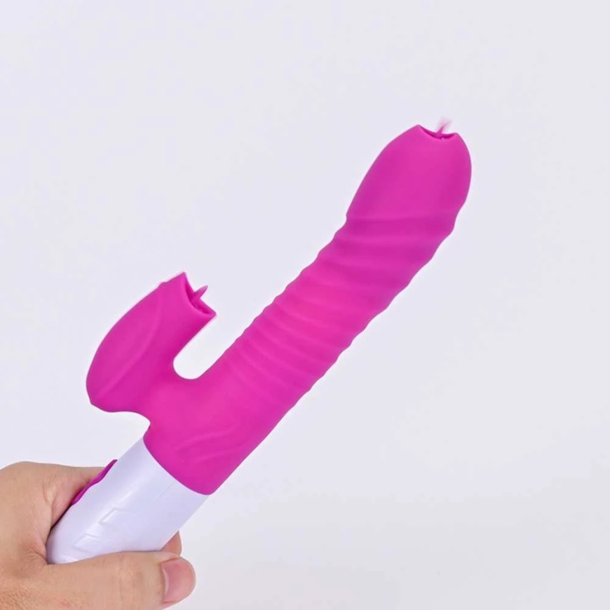 B sērija Fox B sērija Fox Vibrators Zaķa Masāžas Ierīce ar Siltumu 22cm – 3