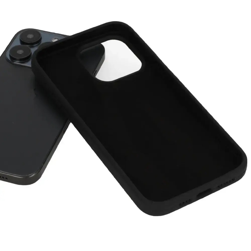 Silicone Lite maciņš telefonam iPhone 16 Pro melns – 4