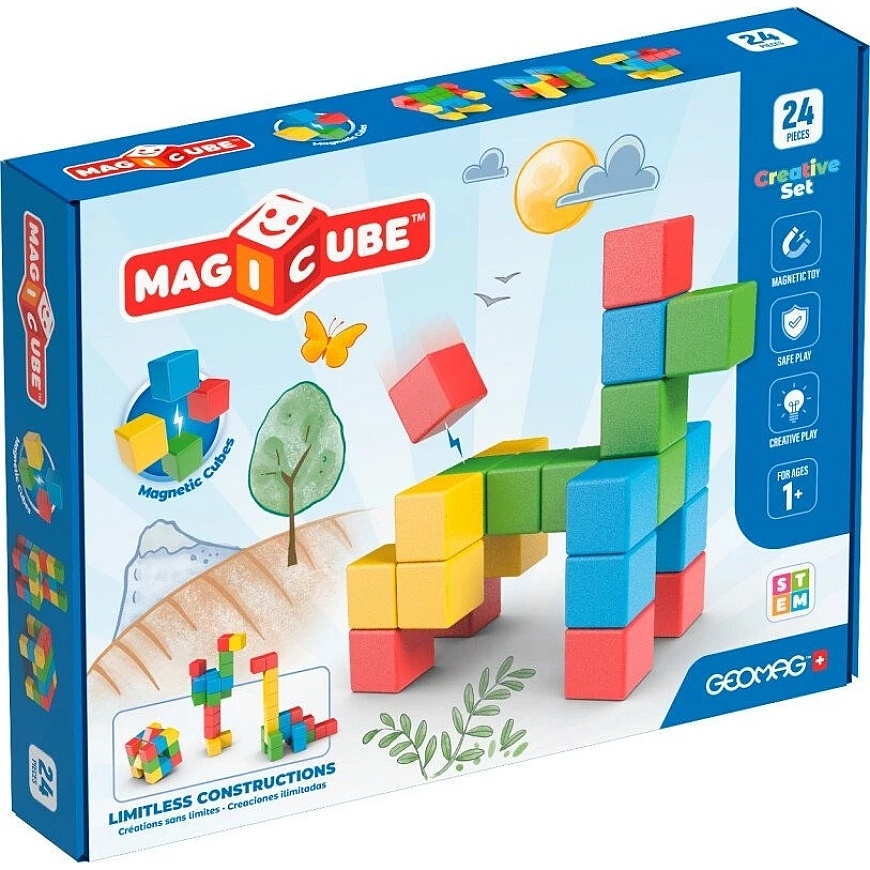 Geomag Magneettiset palikat - Luovas setti (24 kpl)