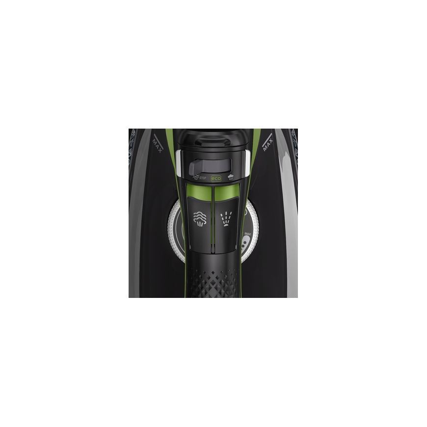 Rowenta DW 6330 Tvaika gludeklis melns/zaļš – 3