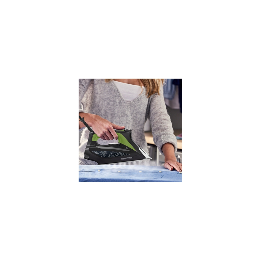 Rowenta DW 6330 Паровой утюг черный/зеленый – 5