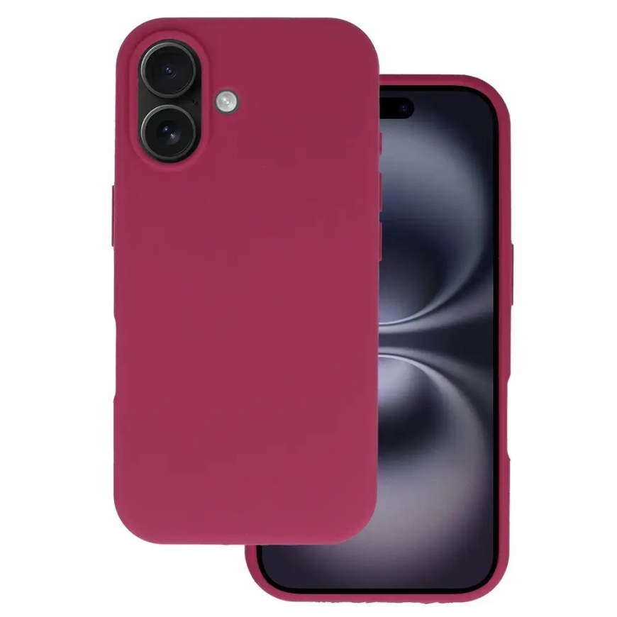 Silicone Lite telefono dėklas iPhone 16 raudonas