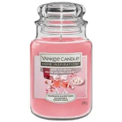 Yankee Candle Home Inspiration Candle Berry Kiss Bellini - Aroma kynttilä 340.0g