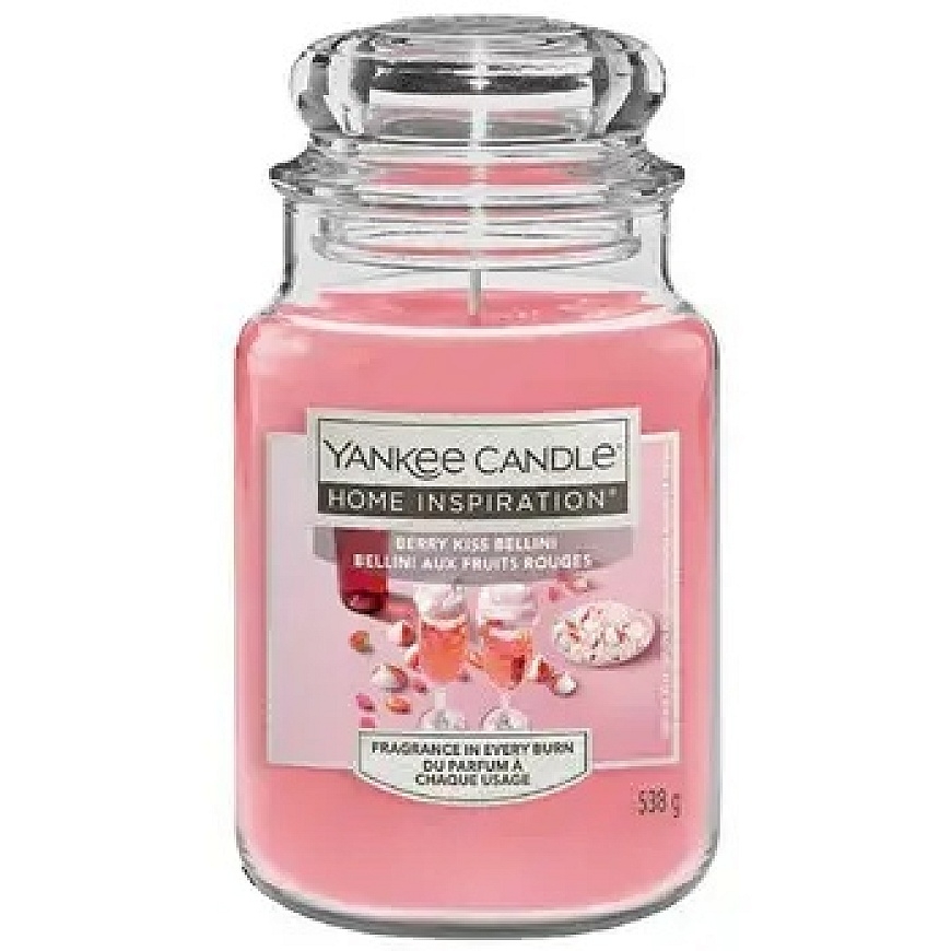 Yankee Candle Home Inspiration Candle Berry Kiss Bellini - Aroomiküünal 340.0g