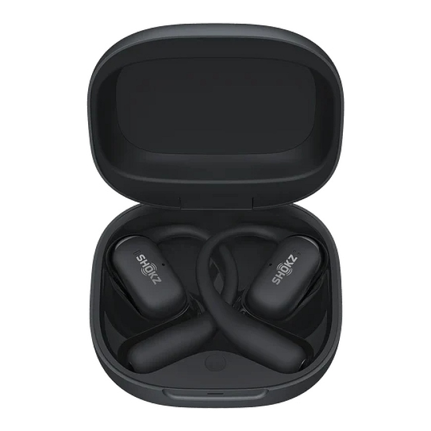 Shokz OpenFit 2+ Headphones with bone conduction technology and Dolby Audio, Black color – 4