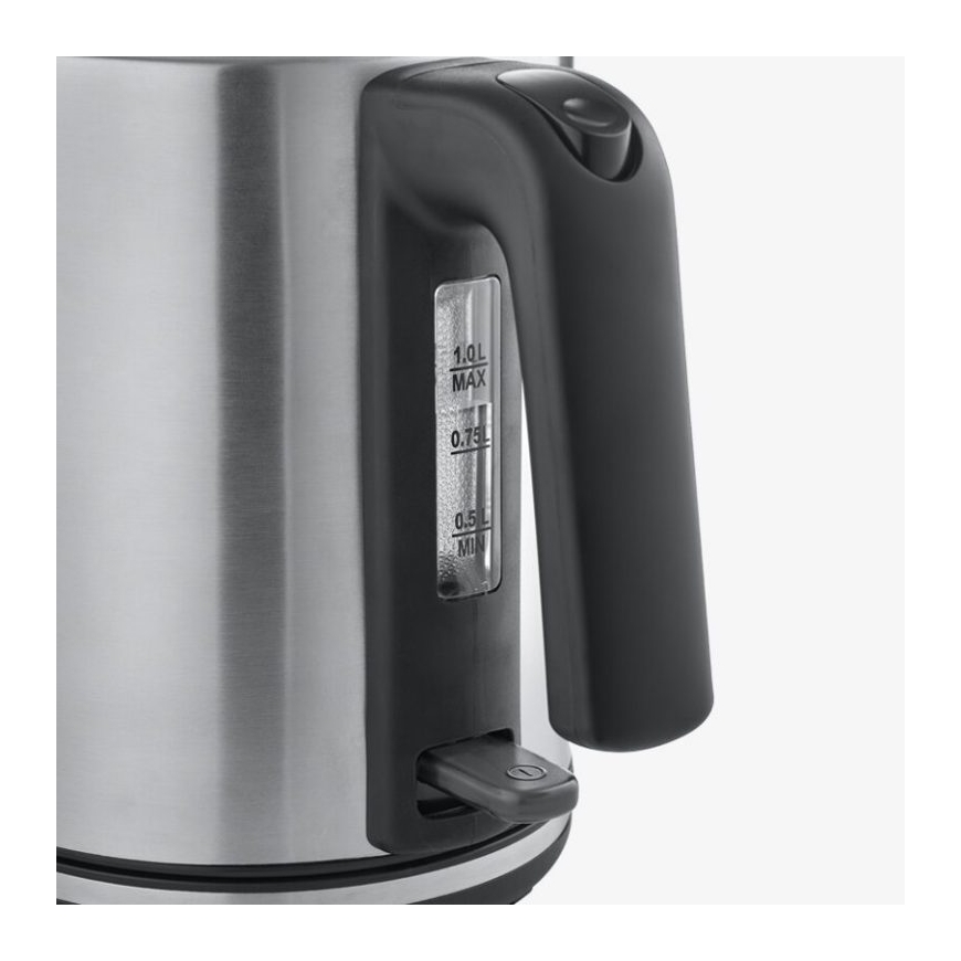 Severin WK 3489 электрический чайник 1 L 2400 W Черный, Серебристый – 5