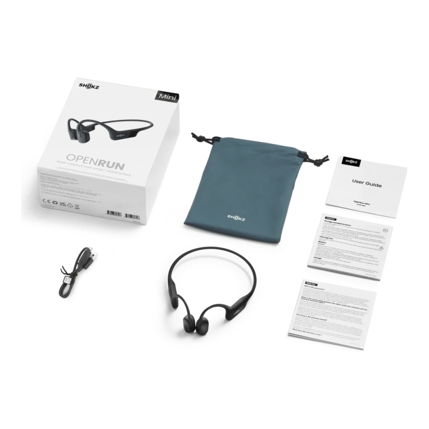 Ausinės SHOKZ OpenRun Mini USB-C Juodas – 6