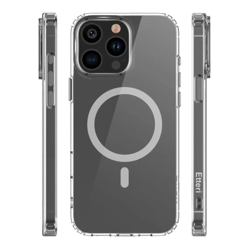 Etteri Color Mag чехол с поддержкой MagSafe для телефона iPhone 12 | iPhone 12 Pro серый – 4