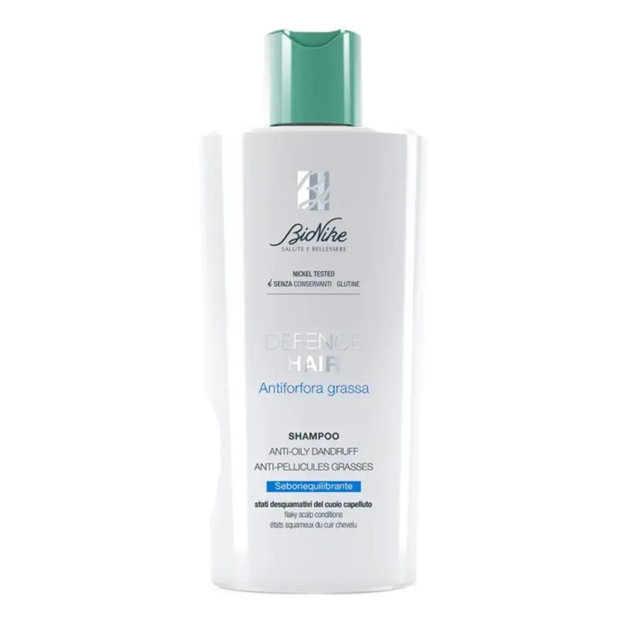 BioNike, Defense Hair Oily Anti-Dandruff, Hair Shampoo, Anti-Dandruff & Purifying, 200 ml
