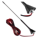 Automobilio antena 40 cm su stiprintuvu ANT08 AMIO-01511