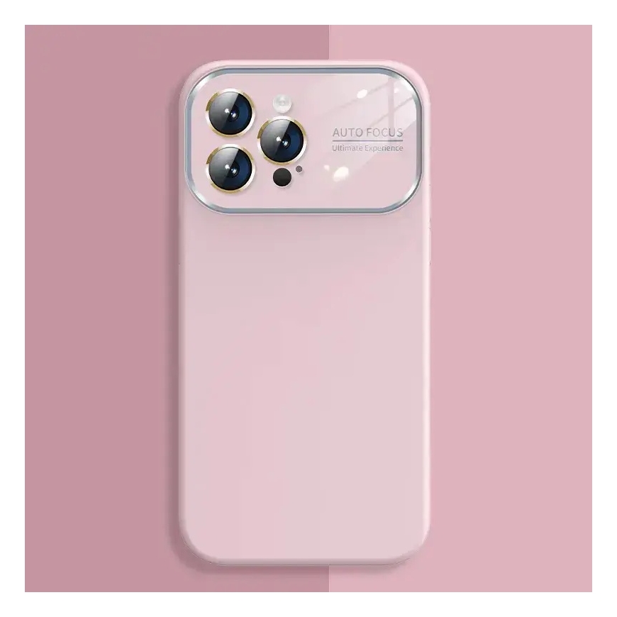 Soft Silicone Lens telefoni ümbris iPhone 13 Pro Max roosa – 3