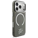 Karl Lagerfeld IML KL Script Logo telefoni ümbris MagSafe toega iPhone 17 Pro must Karl Lagerfeld IML KL Script Logo telefoni ümbris MagSafe toega iPhone 17 Pro must