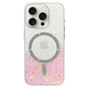 Tel Protect Moonlite -puhelinhuolto MagSafe-tuen kanssa iPhone 16 Pro:lle, vaaleanpunainen läpinäkyvä Tel Protect Moonlite -puhelinhuolto MagSafe-tuen kanssa iPhone 16 Pro:lle, vaaleanpunainen läpinäkyvä