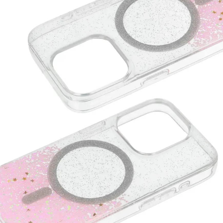 Tel Protect Moonlite maciņš ar MagSafe atbalstu telefonam iPhone 16 Pro rozā caurspīdīgs – 4