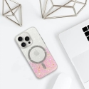 Tel Protect Moonlite maciņš ar MagSafe atbalstu telefonam iPhone 16 Pro rozā caurspīdīgs Tel Protect Moonlite maciņš ar MagSafe atbalstu telefonam iPhone 16 Pro rozā caurspīdīgs