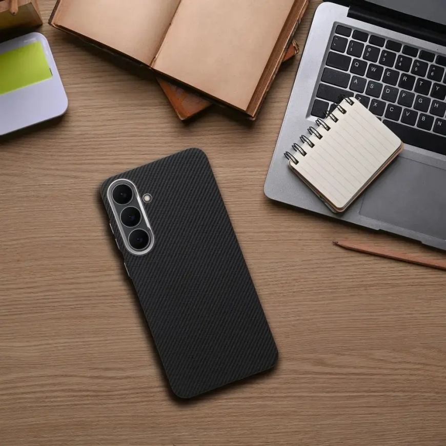 Kevlar maciņš ar MagSafe atbalstu telefonam Samsung Galaxy A27 5G (A276) melns – 3