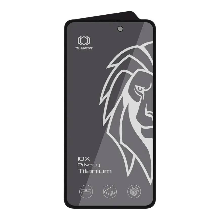 Noraidīts stikls Tel Protect 10X Privacy Titanium Iphone 16 – 3