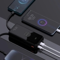 Внешний аккумулятор (powerbank) Wozinsky WFC-15B | 20 000 мА·ч | 22.5 Вт | PD | Lightning, USB-C | чёрный