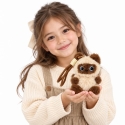 Lean Toys Plush Kitten Keychain with Fastening Loop, Cream and Brown, 12 × 9 × 6 cm Lean Toys Plush Kitten Keychain with Fastening Loop, Cream and Brown, 12 × 9 × 6 cm