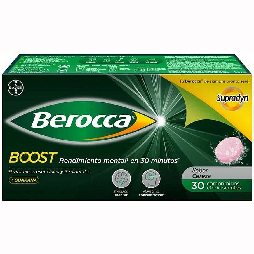 Berocca Efervescentās Tabletes 30 gab. Guarana