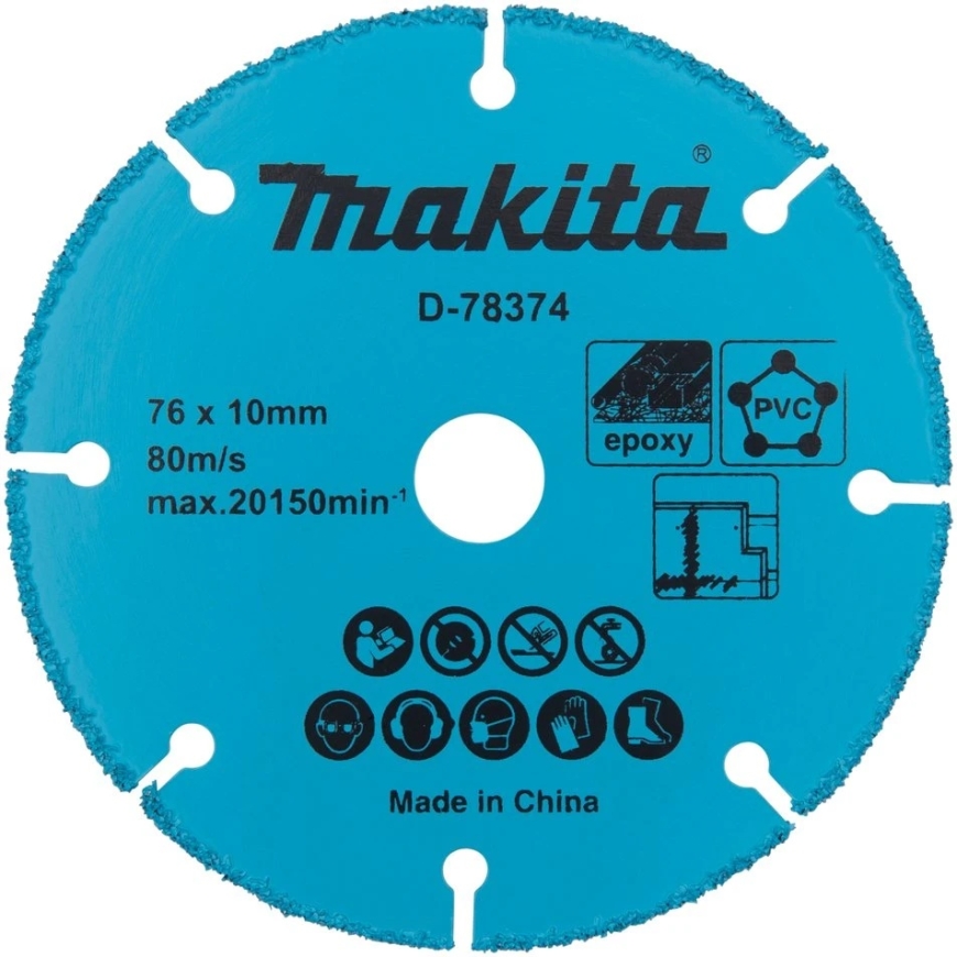 Makita Kietmetalio diskas su kietmetalio abrazyvu, 76mm D-78374 DMC300 – 3